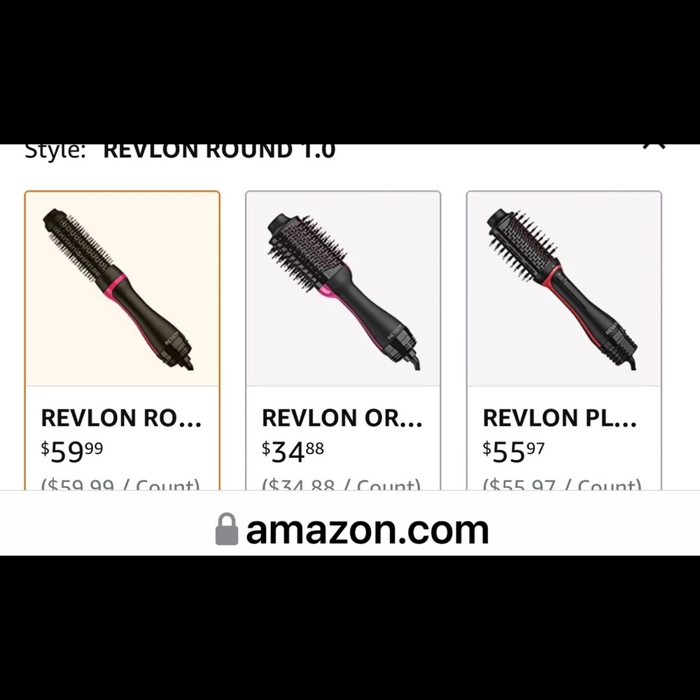 Revlon Round Brush Dryer & Styler - Red and Black - Picture 4 of 5